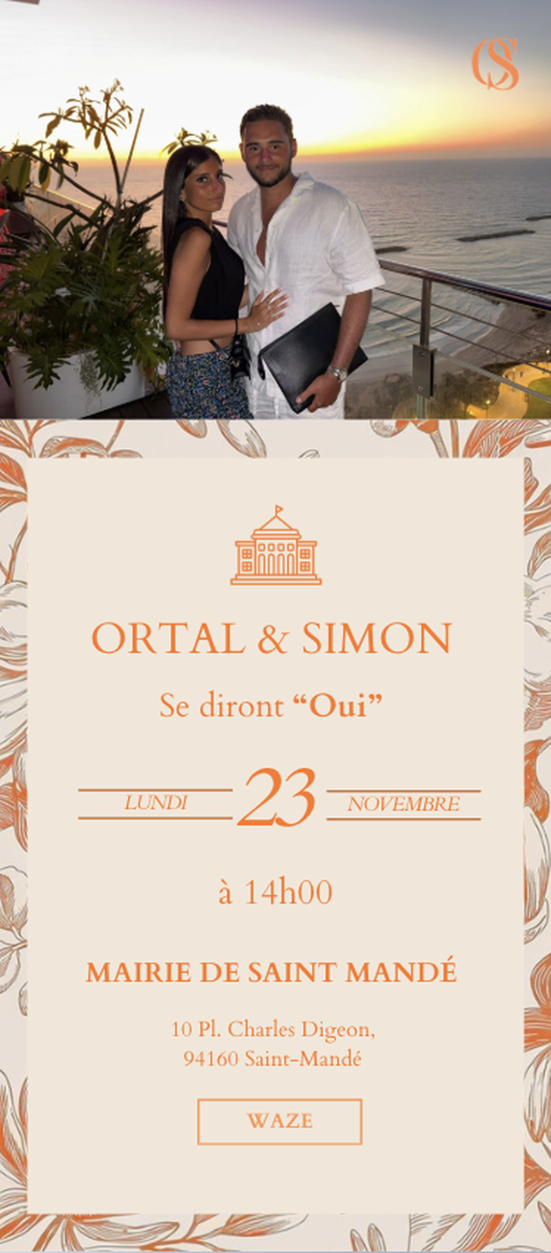 Ortal et Simon — Mairie de Saint-Mandé